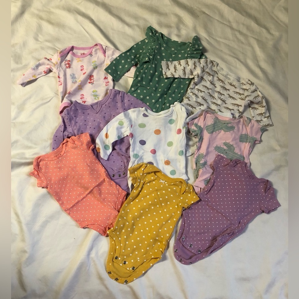 Colorful Baby Bodysuits Collection